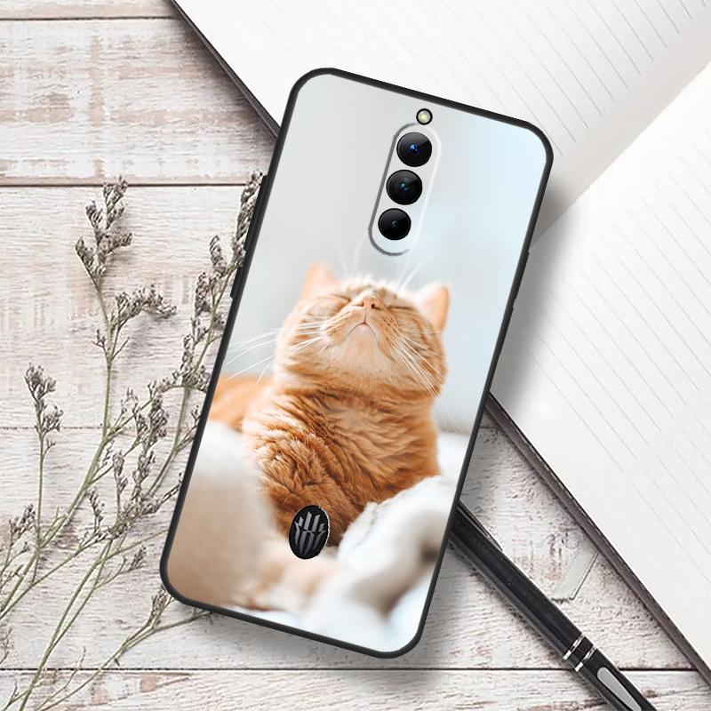Cute Cat Animal Case For ZTE Nubia Red Magic 11 10 9 8 8S 9S 10S Pro Plus 6 7 6S 7S Pro 5G 6R 10 Air Funda
