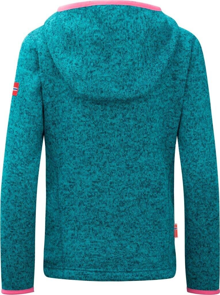Jacket Trollkids Jondalen Jacket XT Fleece Jacket Turquoise Magenta