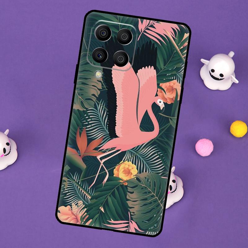 

Monstera Leaves Palm Tree Flowers Cover For Samsung Galaxy M20 M30s M33 M13 M23 M53 M15 M55 M31 M51 M14 M34 M54 M32 M52 Case Samsung M21