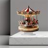 Binnen 2D Platte Kerst Carrousels Acryl Decoratie Verbetert Feestelijke Charme