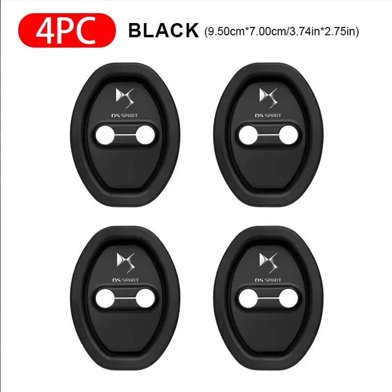 2/4PCS Silicone Car Badge Door Lock Cover Sticker For Citroen C4 C1 C5 C3 C6 C5 C8 DS C-ELYSEE VTS C4l Xantia DS3 Accessories