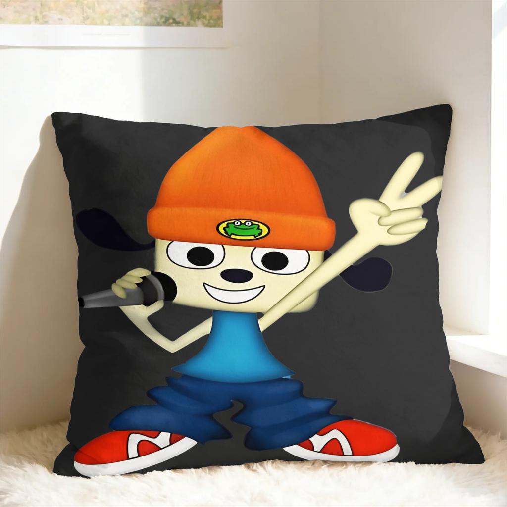 PA-PaRappa The Rapper Game Pillow Case Print Pillow Cover For Sofa Bedroom Home Decor Fashion Cushion Cover