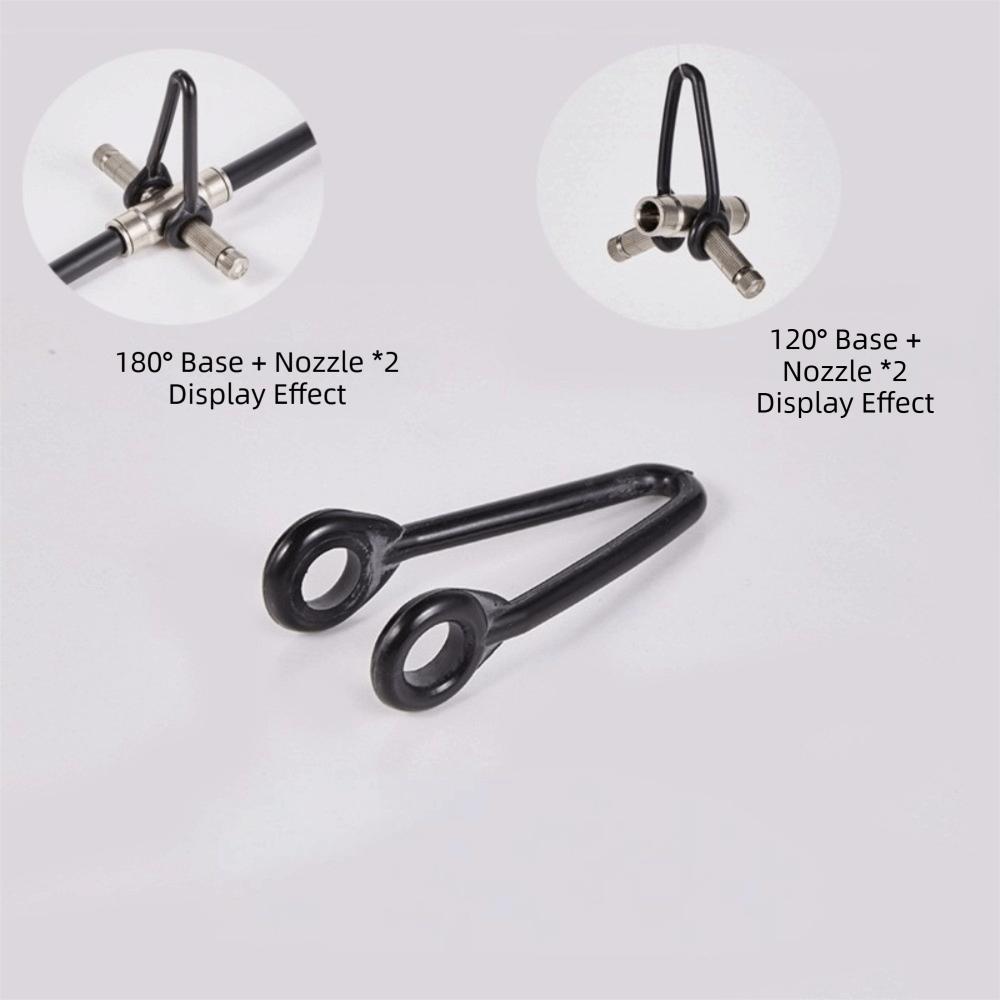 10/20pcs Plastic Misting System Connector Flexible Loop V Shaped Hanging Clip Holder Two Holes Design High Pressure Fog Machine