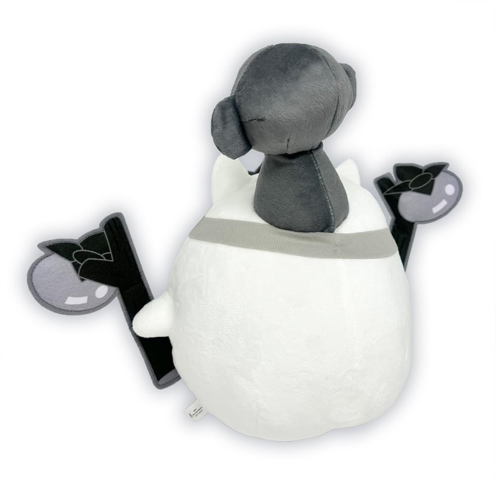 The Battle Cats Ultra Souls Big Plush Toy, Crab and Monkey Battle, with Toy Diamond, Approx. 32cm