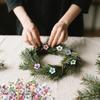 120PCS Small Fake Flowers for Crafts Mini Faux Flower Heads Multicolor Small Silk Artificial Flower Heads Rose Daisy Fabric Flowers for DIY Garland
