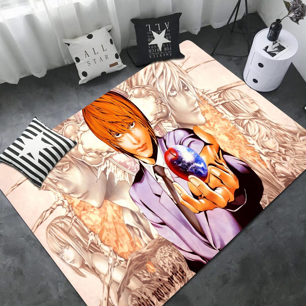 Anime Death Note Fußmatte Retro Mehrfachauswahl Wohnzimmer Küchenteppich Rutschfest Moderne Heimdekoration