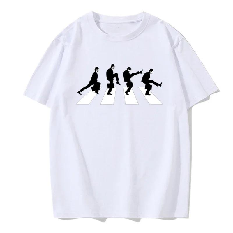 

Мужская футболка Monty Python The Ministry Of Sily Walks Футболка Модная смешная футболка с короткими рукавами из хлопка большого размера Персональная футболка XXXXXL серый