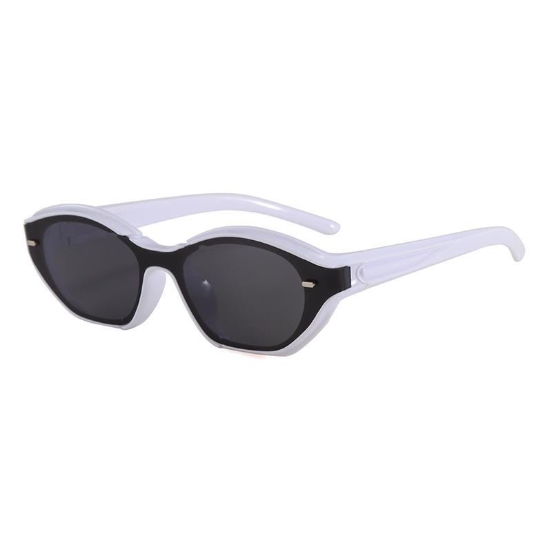 JYL TS Round Detachable Sunglasses UV Protection Street Shot 66313 A-4161