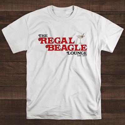 Cotton S-5XL T-Shirt The Regal Beagle Lounge Three's Company Jack Tripper Unisex T-Shirt