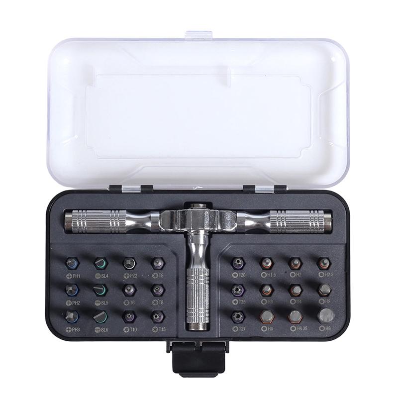 

Upgraded 24 In 1 Multi-purpose Ratchet Wrench Screwdriver Set Magnetic Bits Tools Set DIY Household Repair Tool Screwdriver Tool
