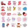 50 Valentine's Day Stickers Sweet Valentine's Day Series Ins Style Personalized Cartoon Doodle Notebook Paper Stickers