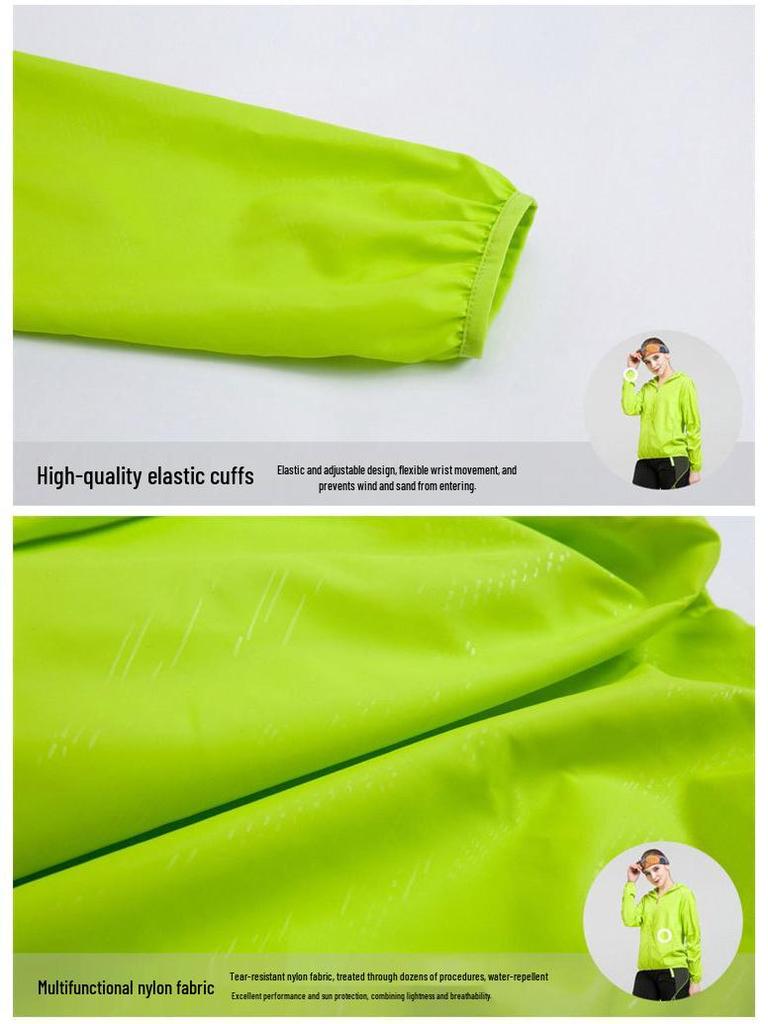 Unisex UV Protection Windbreaker - Customizable Logo