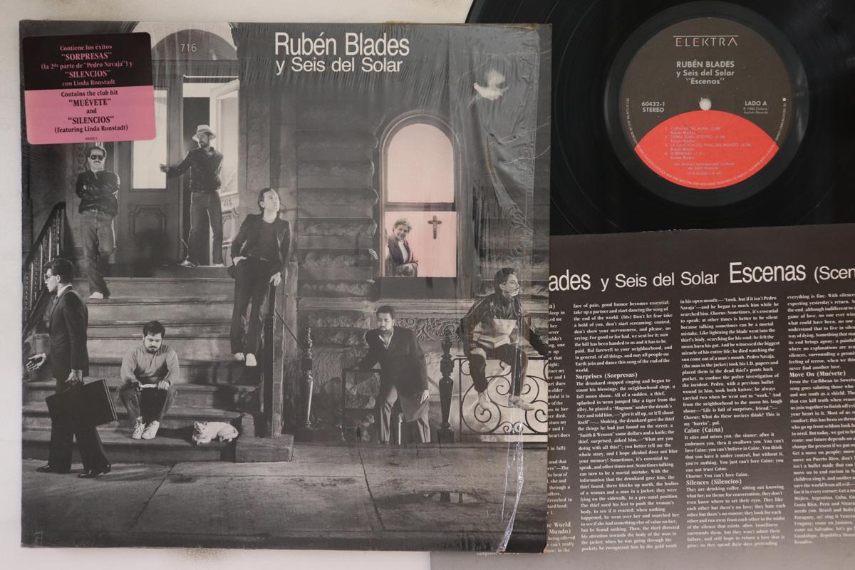 

LP Record RUBEN BLADES Y SEIS DEL SOLAR - Escenas 604321 Elektra 1985 US Latin Used