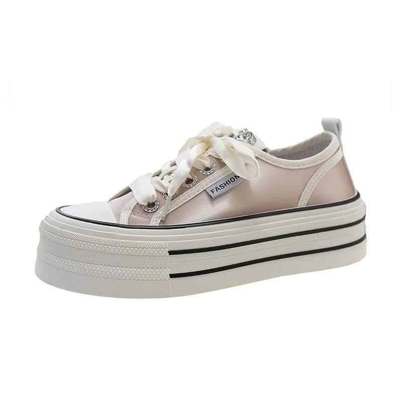 Women Shoes Woman's Canvas Shoes Spring New Versatile Soft-soled Muffin Casual  Casual Shoes for Women Sneakers Zapatos De Mujer