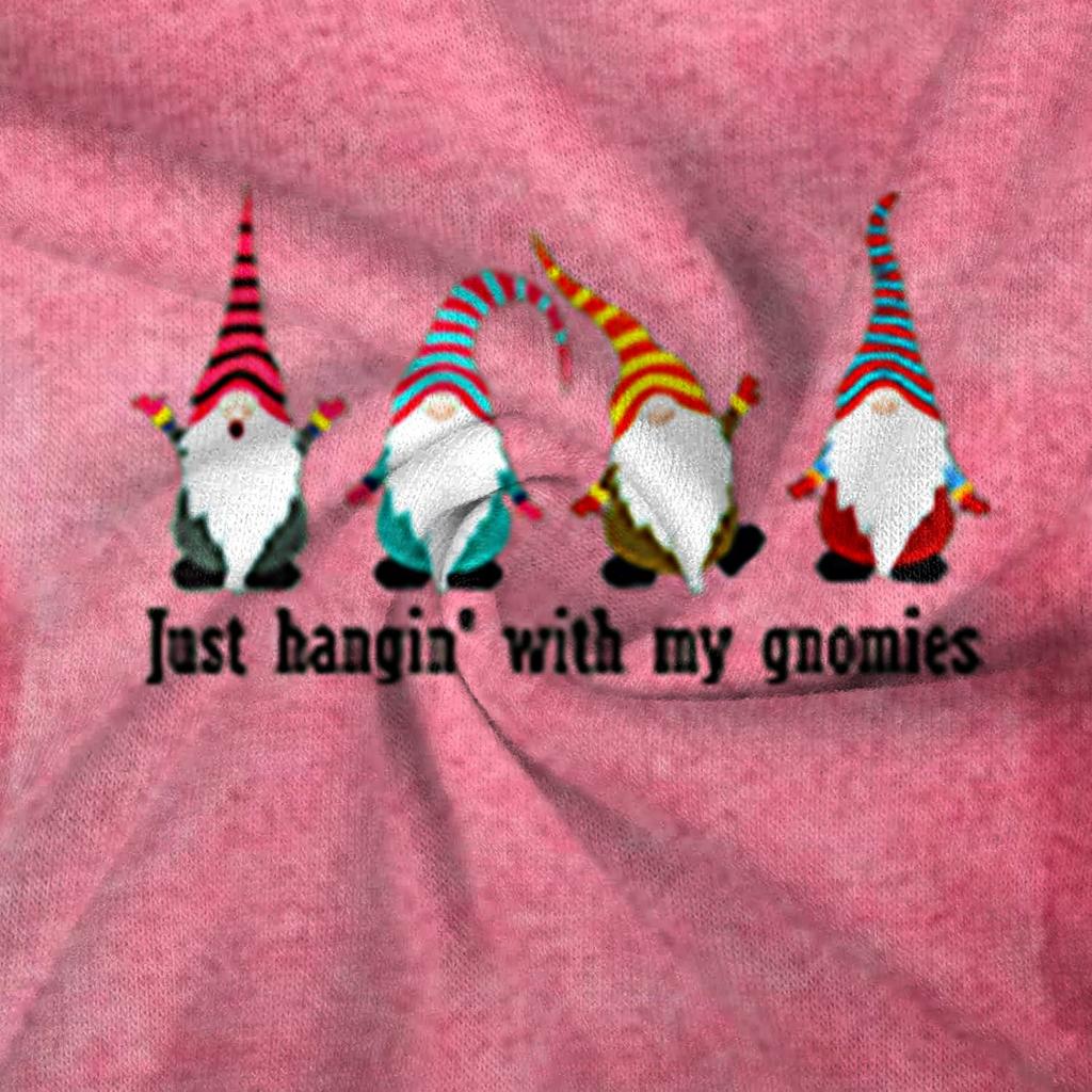 Fashion Casual Women's Hooded Long Sleeve Sweater Christmas Printed Top