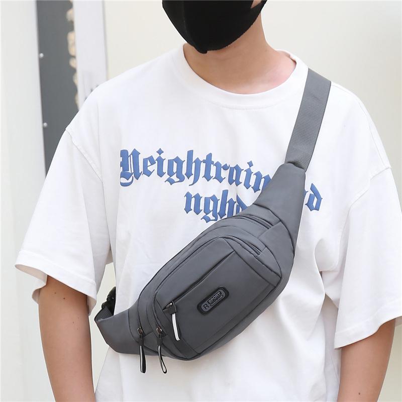 Men's and Women's Waist Bags Multifunctional Large Capacity Chest Bags Work Mobile Phone Bags