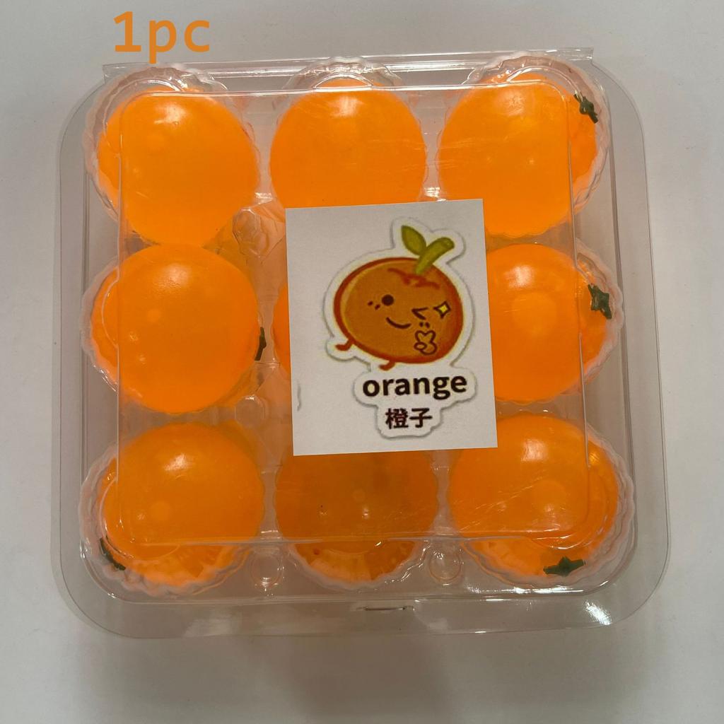 Creative Anti Stress Ball Abreact Squeeze Pinch Water Ball Stress Relief Toys Imitation Egg Tomato Squishy Fidgets Vent Toys