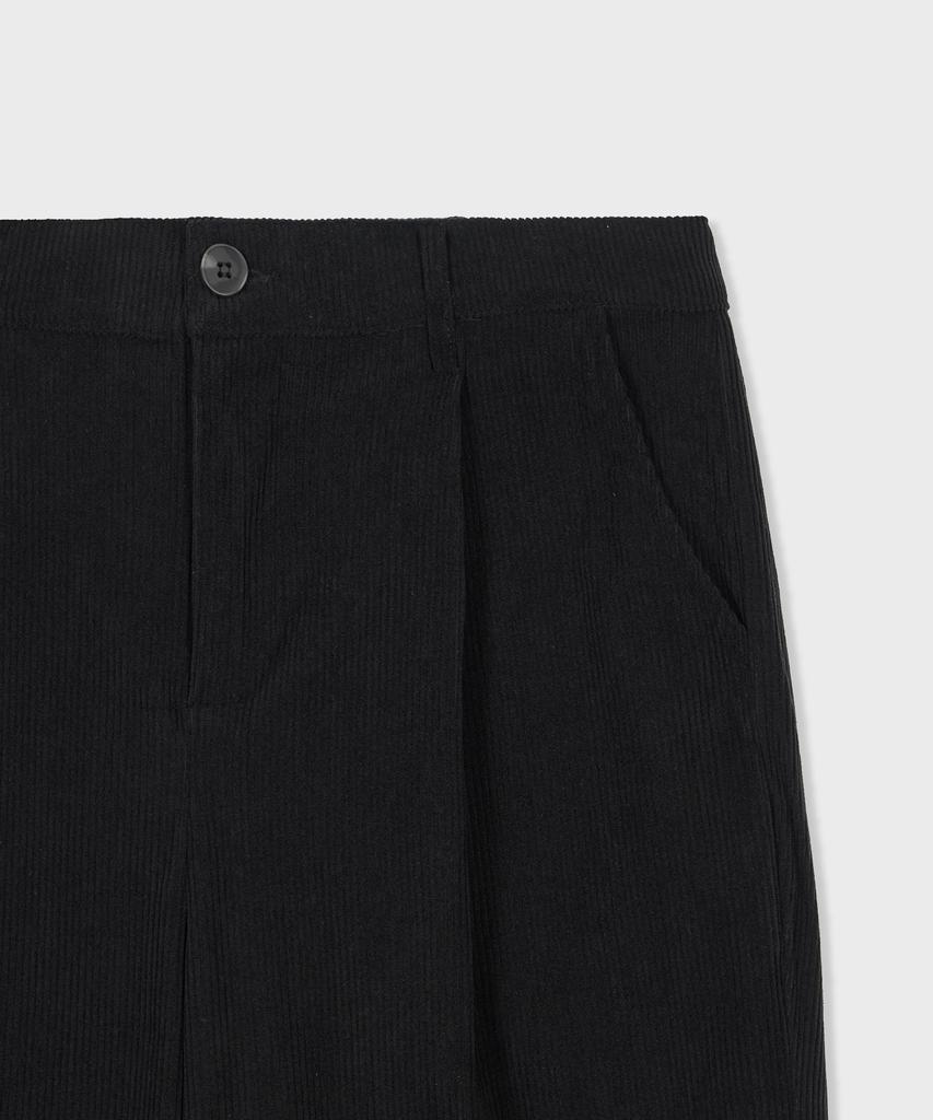 GLW Comfort Elastic Corduroy Pants Black