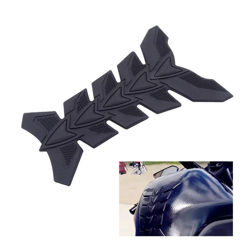 Motorcycle Fish Bone Sticker Gas Fuel Tank Protector Pad Cover Decal Carbon Fiber Tank Pad Tankpad General Protector Sticker