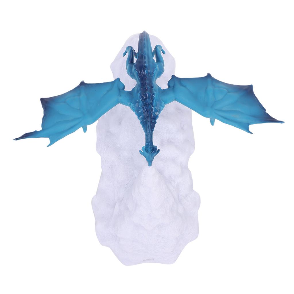 3D Print Dragon Lamp Creative Fire Breathing Decorative Dragon Night Light Tabletop Ornament for Home Bedroom Decor Blue