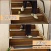 Non Slip Outdoor Stair Treads Black Pre-Cut Anti Slip Grip Tape Non Skid Heavy Duty Traction Adhesive Step Stripes