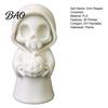 Indoor Party Embellishments 3D Printed Grim Reaper Figurine Holding Pumpkin, Blank DIY Tabletop Seasonal Decor Paintable Halloween Statue, Cute