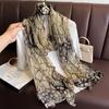 Simulation Silk Scarf Chiffon Yarn Scarf Women'S Long Ribbon Women'S Versatile Accessories Scarf High-End Versatile Silk Scarf