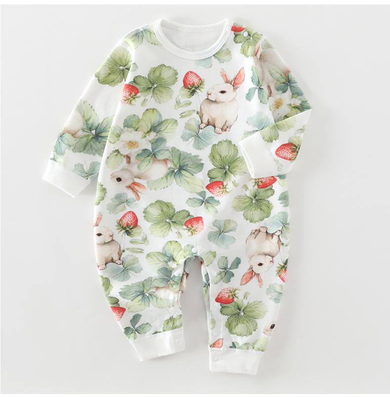 Pure Cotton Baby Jumpsuit: Boneless Newborn Bodysuit, Pullover Crawling Outfit