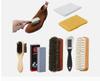 1PCS Horsehair Shoe Brush Set Polishing Applicator for Leather Boots Suede Car Interior Cleaning Horse Hair Brush