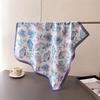high-end feeling 70 small square cloth ocean print imitation silk scarf shawl neck scarf neck scarf scarf for women