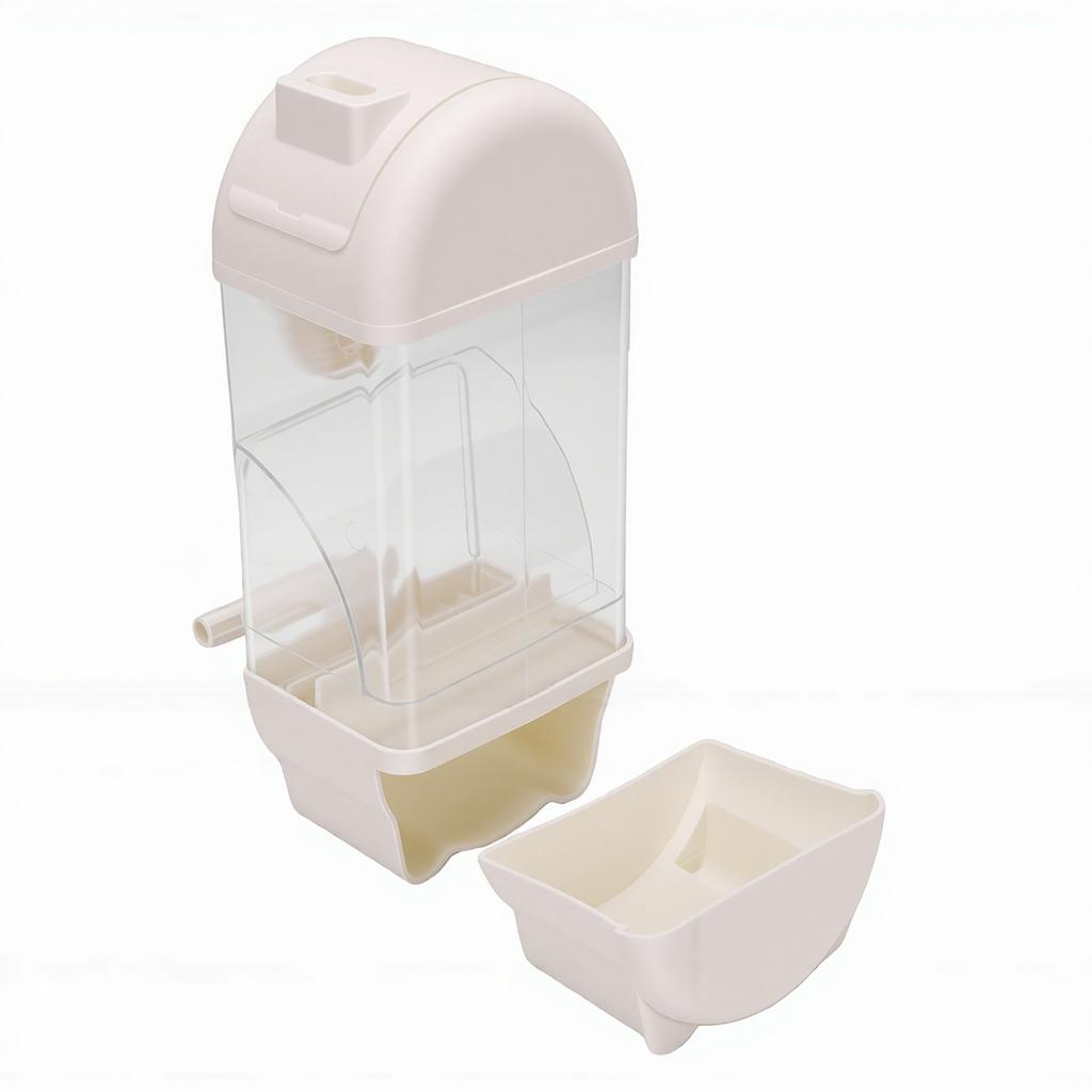 Automatic Bird Feeder Spill Proof 800ml Plastic Hanging Bird Cage Feeder for Parrot Parakeets Lovebirds
