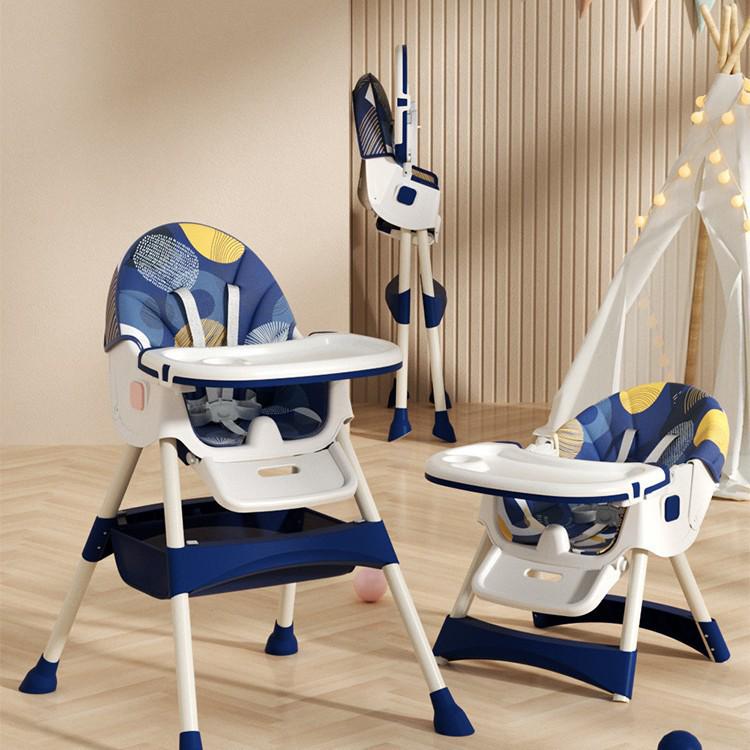 Multifunctional Foldable Baby High Chair for Infants: Convenient Eating and Table Seat