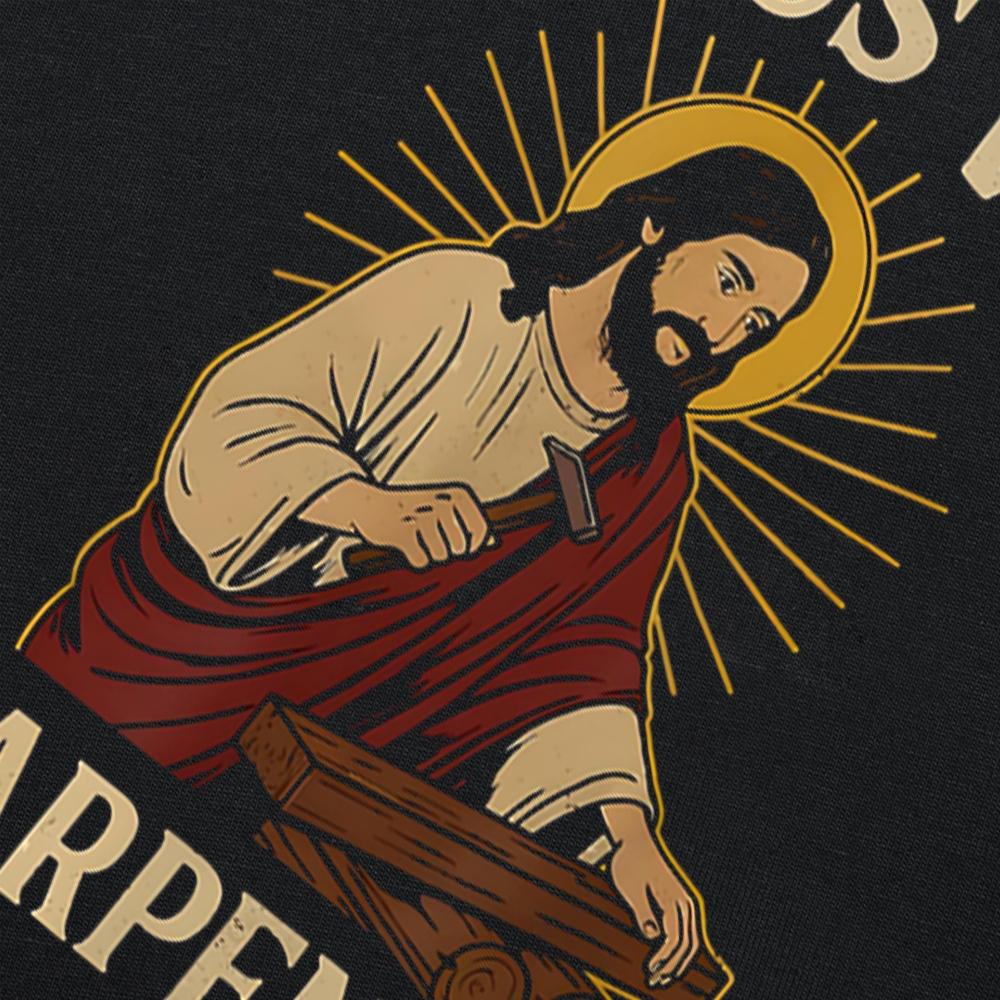 Jesus Was A Carpenter 100 Cotton Tshirts Men Womens Fashion Print Tshirt Loose Oversized Streetwear Hip Hop Unisex T Shirt