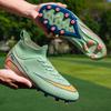 Hommes FG Nouvelles Chaussures de Football Herbe Tenis Résistantes Haute Qualité Masculin Chaussures de Football Cheville Match Respirantes Chaussures de Football Entraînement
