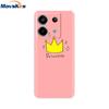 Handyhülle Für Xiaomi Redmi Note 13 Pro 5G Rückseite Niedlich Stoßfest Weich Klar Silikon TPU Für Redmi Note13 Note 13 Pro Funda