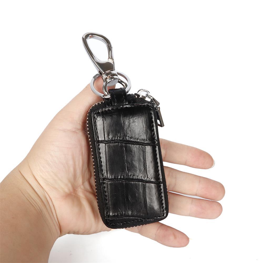 

Двухслойная мужская сумка для ключей на молнии, сумка для автомобильных ключей, женская сумка для ключей большой емкости Tide