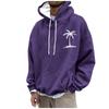 Men's Hooded Print Pattern Fashion Loose Men's And Women's Long Sleeve Hooded Sweatshirt