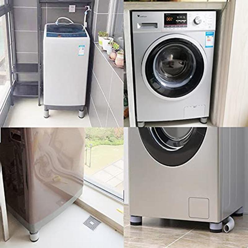 1 Stück/4 Stück Waschmaschinen-Fußpolster, automatisch, universell, erhöht, stoßfest, rutschfest, Kühlschrank