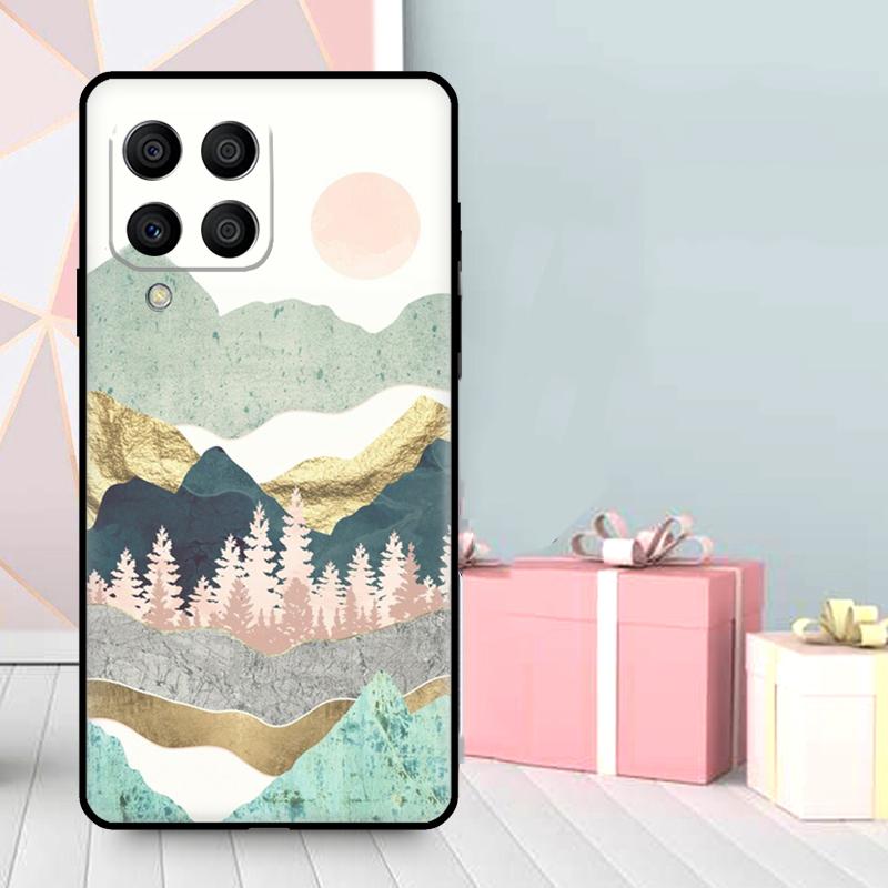 Star Lake Mountain Case For Samsung Galaxy M35 M56 M12 M06 M32 M52 M55 M15 M11 M13 M14 M16 M36 M31 M53 M34 M54