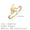 Kinitial Headphones Spider Snowflake Angel Dinosaur Mouse Rings Women Stainless Steel Jewelry Adjustable Knuckle Ring Bague