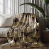 Wavy Pattern Blanket Microfiber Flannel Cover Blanket Bedroom Living Room Sofa Soft And Comfortable Home Decoration