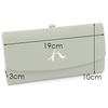 Kitamura Waterproof Leather Long Wallet with a Unique Texture of Natural Stitching 33915 Women's Materials, PH0384, Khaki/Ivory [Green]