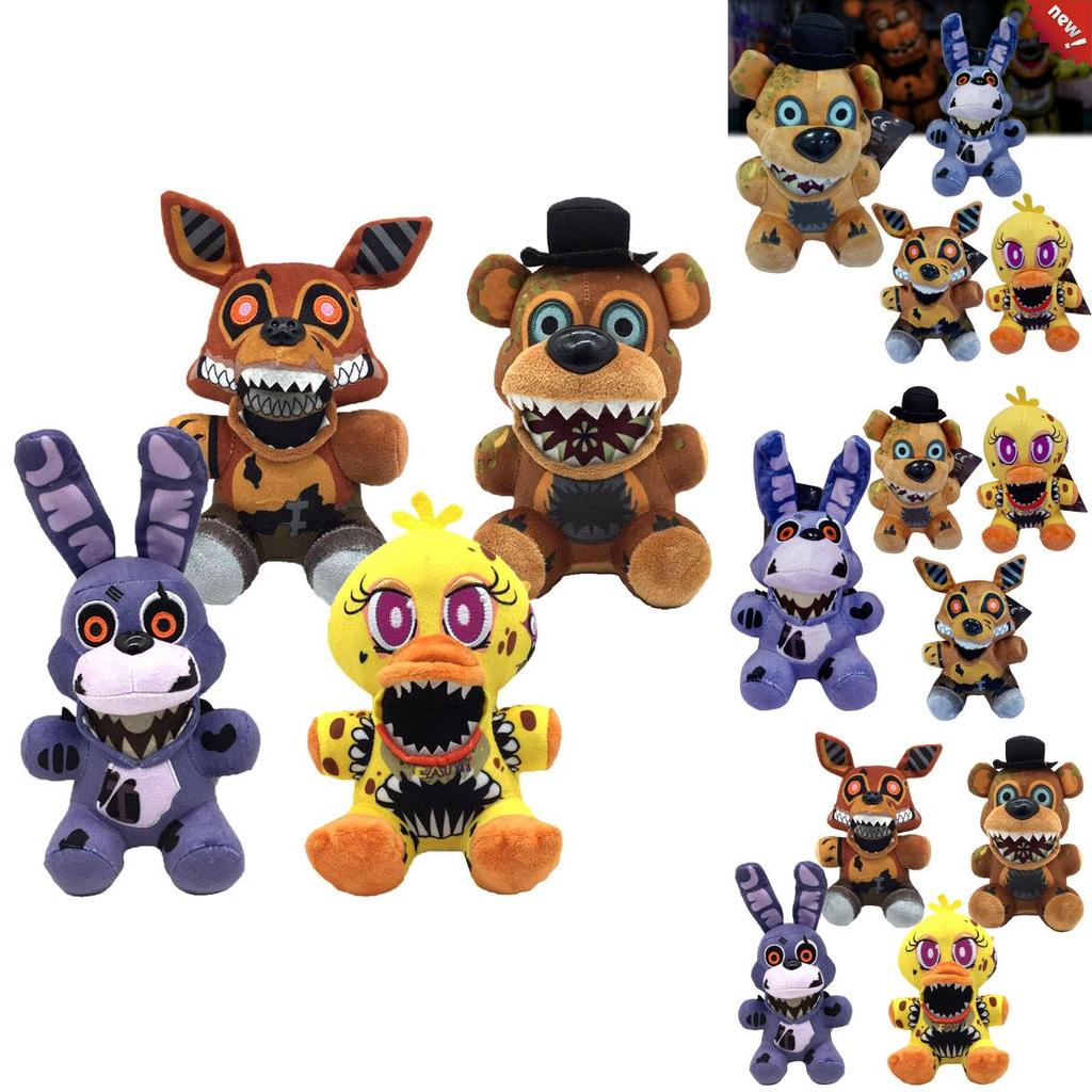 Entzückende Five Nights At Freddy's Plüschtiere mit Chica, Bonnie, Foxy und Freddy für Kinder