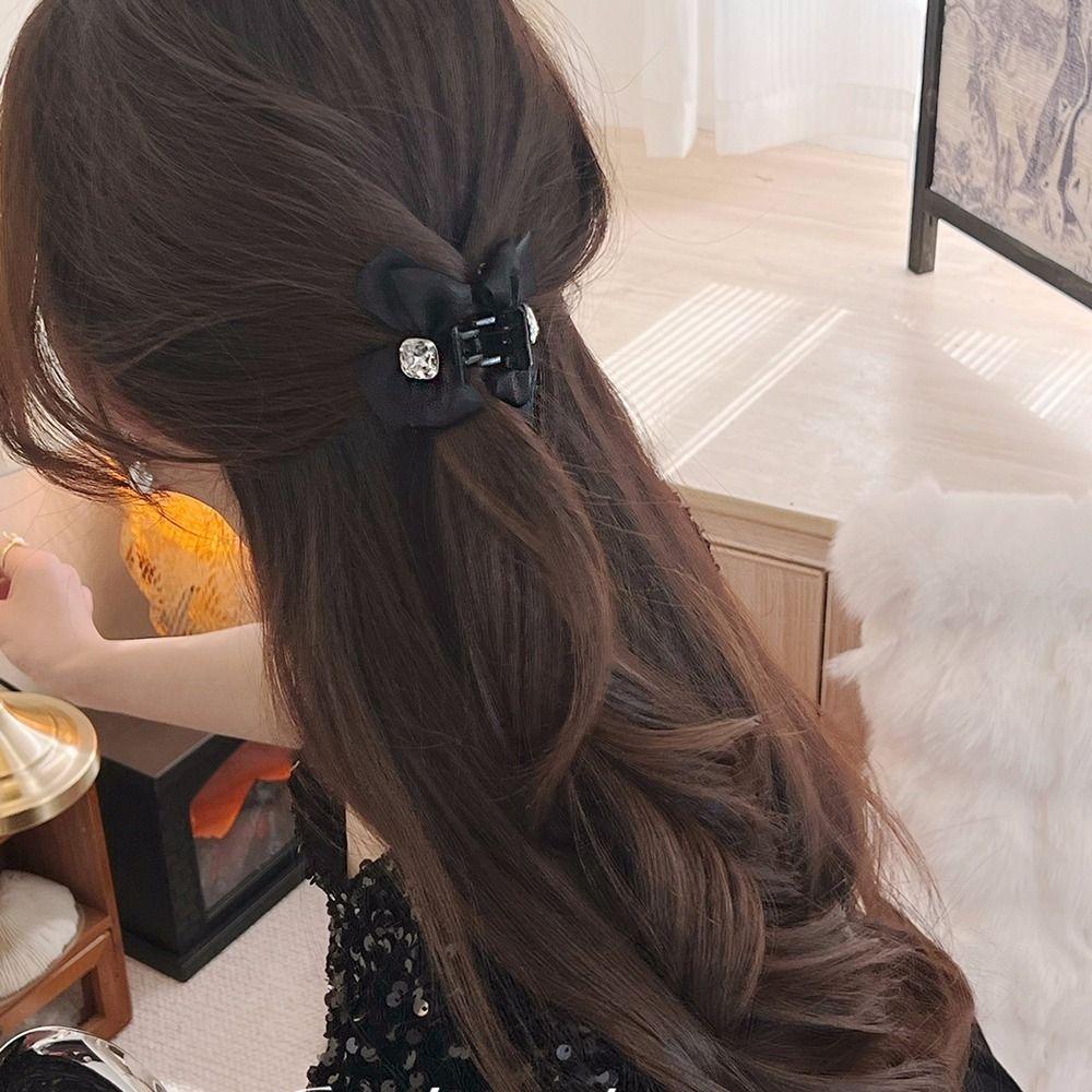 Hair Claws Cloth Bowknot Korean Style Headwear Bow Hair Clip Female Hair Accessories Cute Hairpin