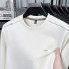 Men's Long Sleeve Spring Crew Neck Casual Long Sleeve Hoodie Fashion Versatile T-Shirt