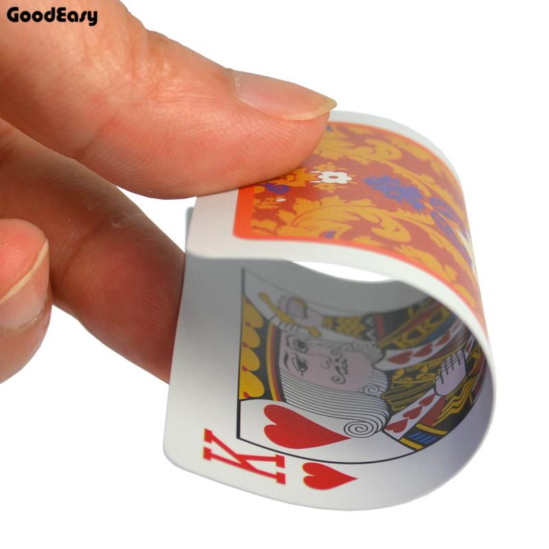 100% PVC Spielkarten Kunststoff Poker Kartenspiel Wasserdicht Poker Texas Hold'em Blackjack Spiel Dropshipping Gold Karte Brettspiel