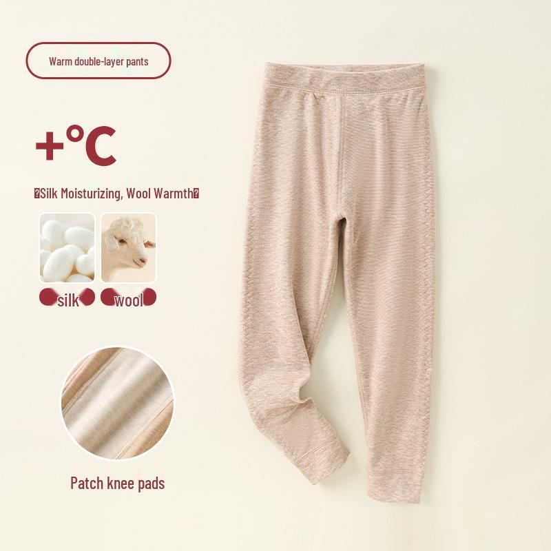 

Kids Winter Cotton Velvet Pants: Five-Layer Thermal Bottoms for Boys & Girls 120 cm