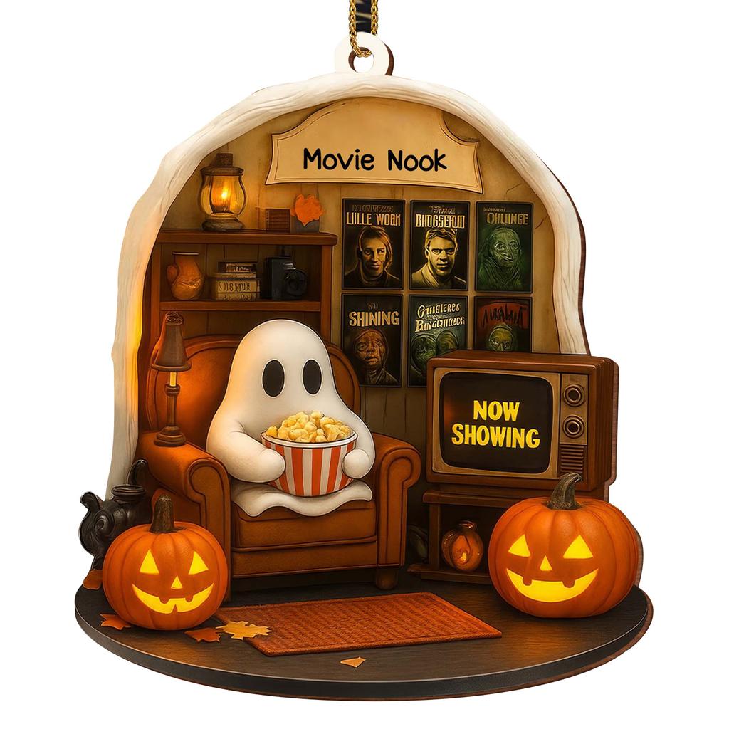 Cute Simulated Character Pendants, Fall Flowers And Halloween Pumpkins, Decorations, Gifts For Décor Lovers