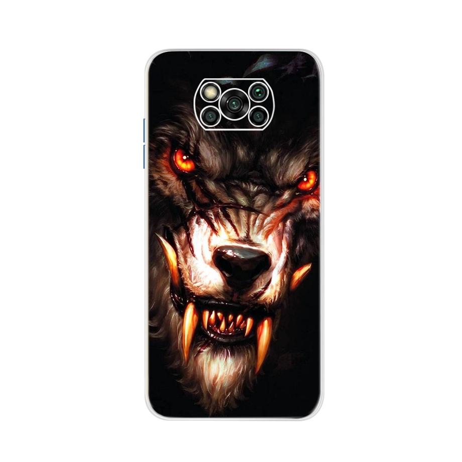 For Xiaomi Poco X3 Pro Back Cover 6.67" Cute Cat Patterns Transparent Bumper Cover For Xiaomi POCOX3 Pro POCO X 3 Cover Fundas