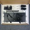 High-End U-Band Infrared Wireless Dual Microphone Lavalier Headset for Conference and Stage Use